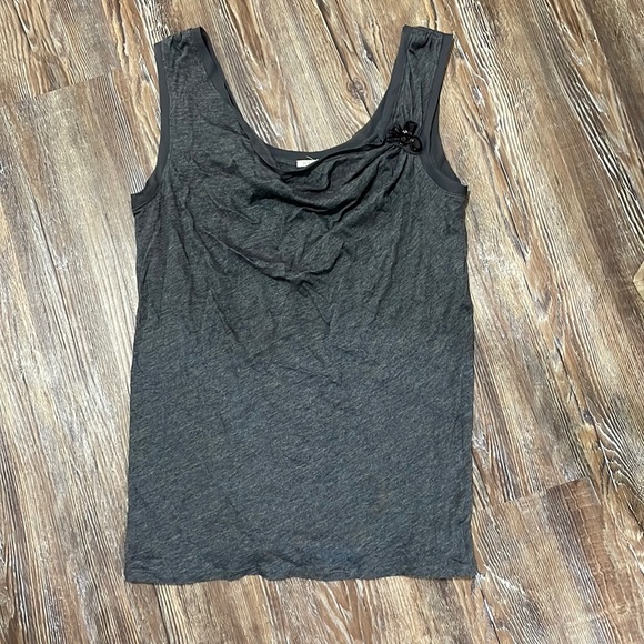 NWT J. Crew Tissue Tank with Jeweled Embellishment